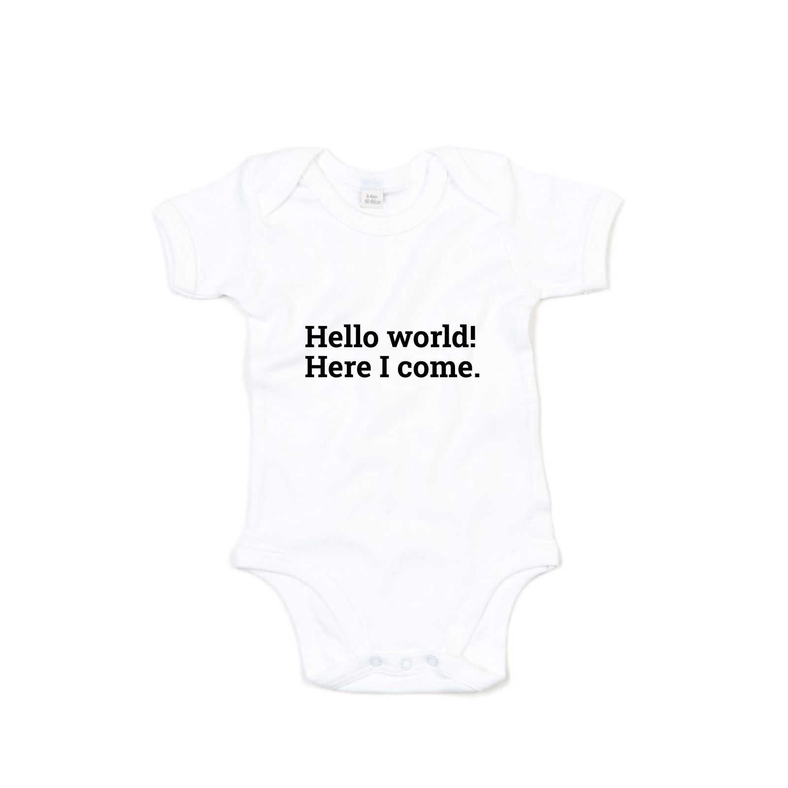 Baby Bodysuit Short Sleeve - Image 1
