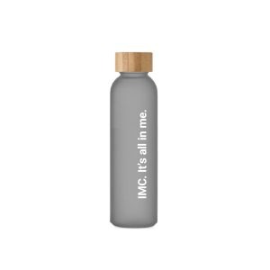 Glass Bottle Grey - Thumbnail Image 1